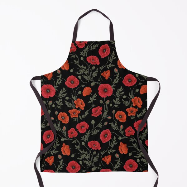 Item preview, Poppy Flowers Summer Dress Ornament designed and sold by darudcraft.