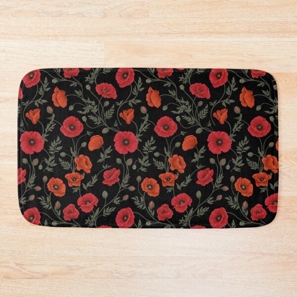 Item preview, Poppy Flowers Summer Dress Ornament designed and sold by darudcraft.