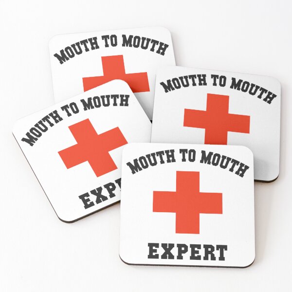 Item preview, Funny Mouth To Mouth Expert Red Cross Emergency First Aid Humor designed and sold by Serene woods.