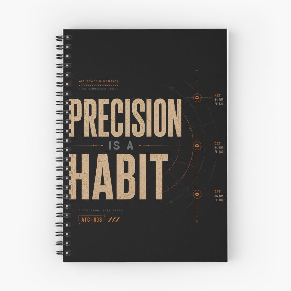 Item preview, Precision Is A Habit Air Traffic Controller Aviation Graphic designed and sold by Rudinho102.