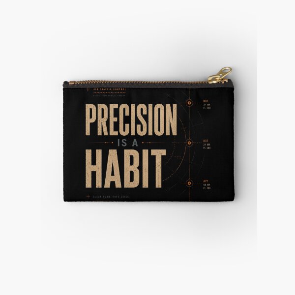 Item preview, Precision Is A Habit Air Traffic Controller Aviation Graphic designed and sold by Rudinho102.