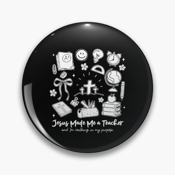 Item preview, Jesus Made Me A Teacher And I'm Walking In My Purpose designed and sold by CharmiA Fox.