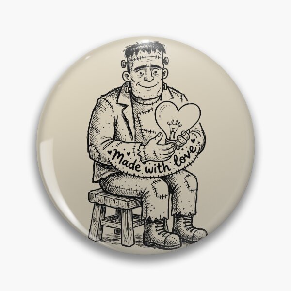 Item preview, Lab Bench Spark - Spooky Cute Frankenstein Monster designed and sold by bapupa.