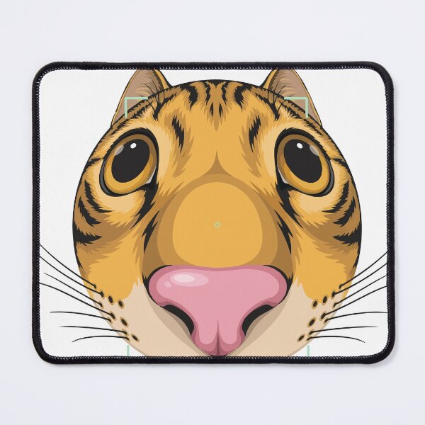 Item preview, Funny Big Nose Cat Silly 0.5x Zoom Meme Art Gift designed and sold by Paw-Soul.