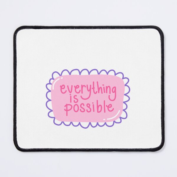 Item preview, Everything Is Possible Motivational Quote Positive Mindset Encouragement Gift designed and sold by RetroMini2026.
