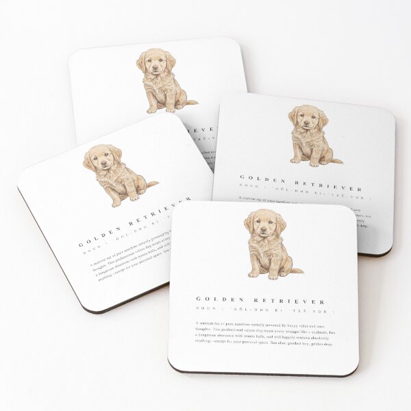 Item preview, Golden Retriever designed and sold by TPNekoland.