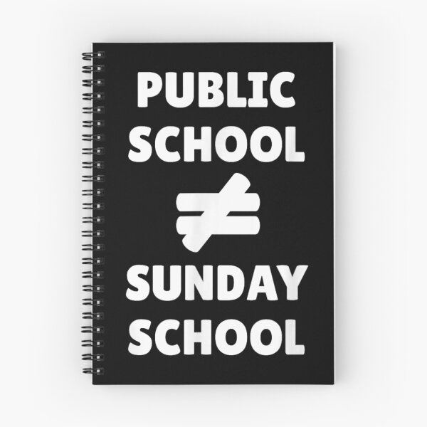 Item preview, Bold Statement Public School Is Not Equal To Sunday School Graphic designed and sold by Serene woods.