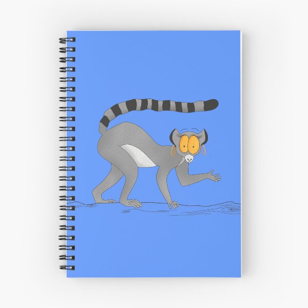 Item preview, Lemur Maki Catta with Creoles - Humorous Illustration designed and sold by Ajova-.