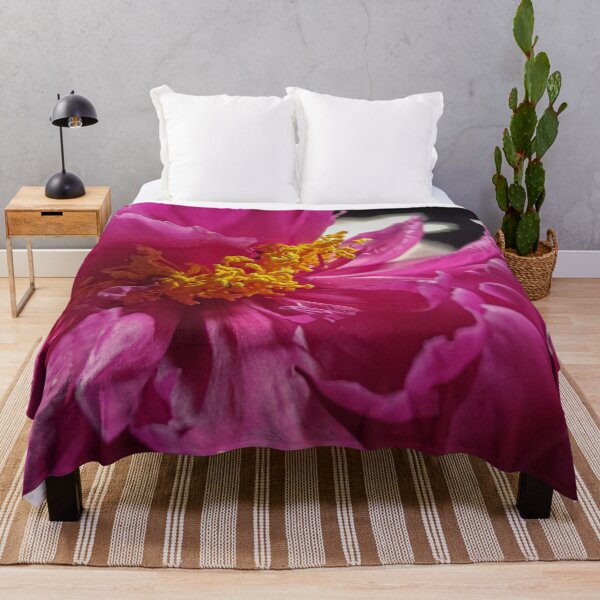 Item preview, Vivid Magenta Peony Close-Up Floral Macro designed and sold by Apex_Visuals.