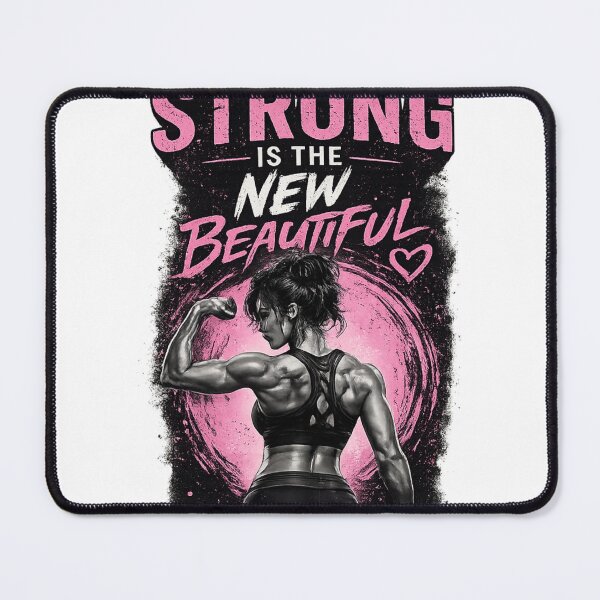 Item preview, Strong Is The New Beautiful Fitness Design designed and sold by ⭐ AURA STUDIO.