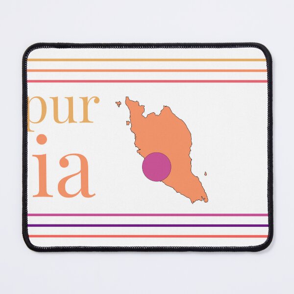 Item preview, Kuala Lumpur Malaysia City Marked On Country Map designed and sold by TheIconSmith.