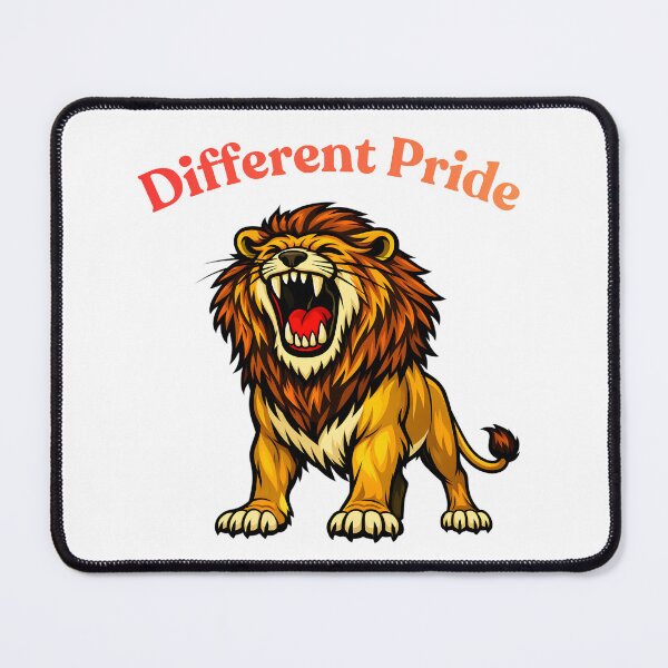 Item preview, Different Pride Roaring Lion Cartoon designed and sold by ROARSOME DESiGNS.