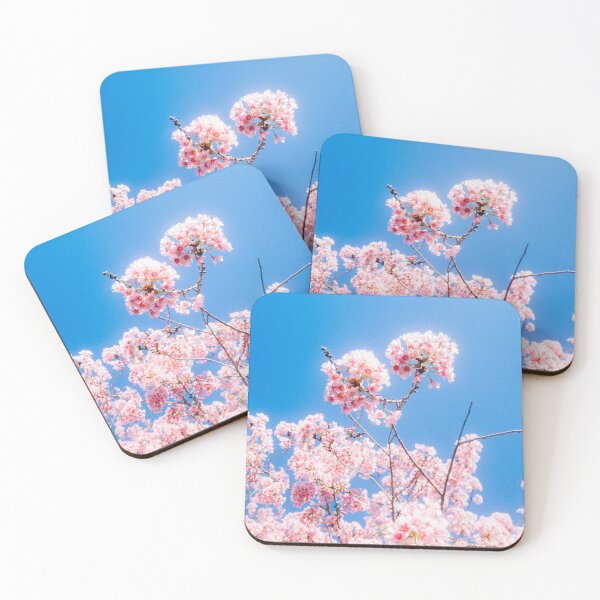 Item preview, sakura cherry blossom blue sky designed and sold by Mypixieart.
