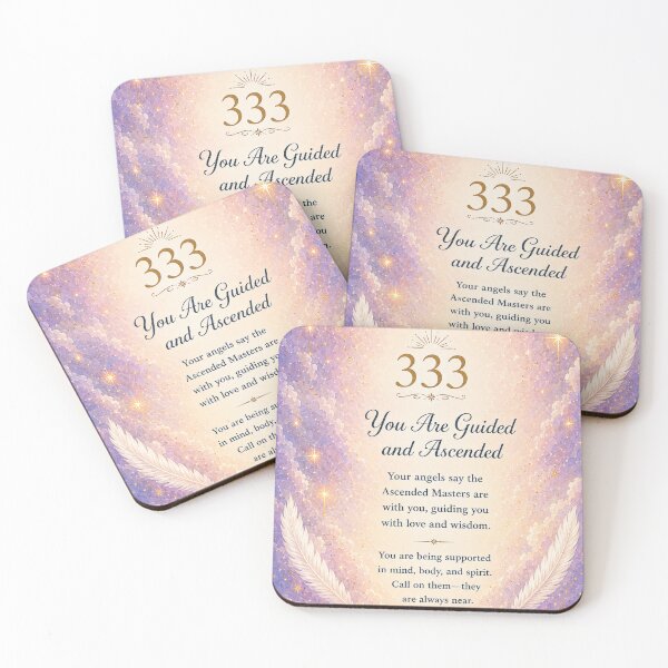 Item preview, 333 You Are Guided and Ascended designed and sold by AngelLighthouse.