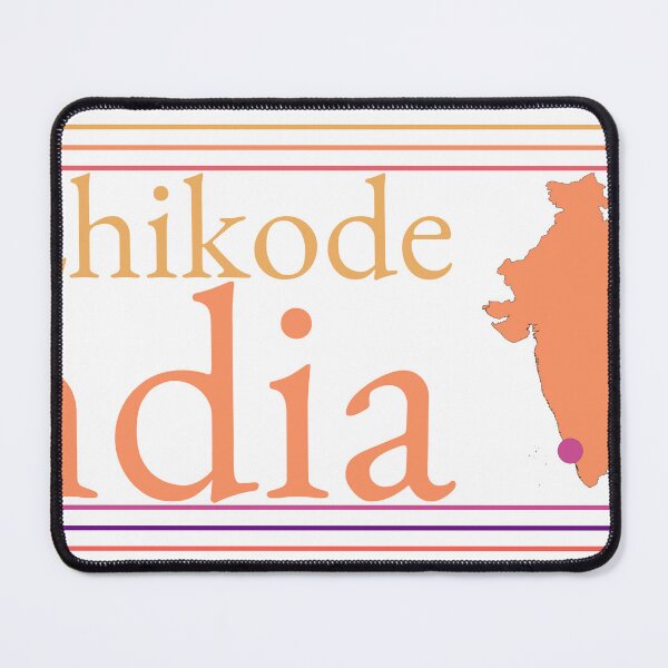 Item preview, Kozhikode India City Marked On Country Map designed and sold by TheIconSmith.