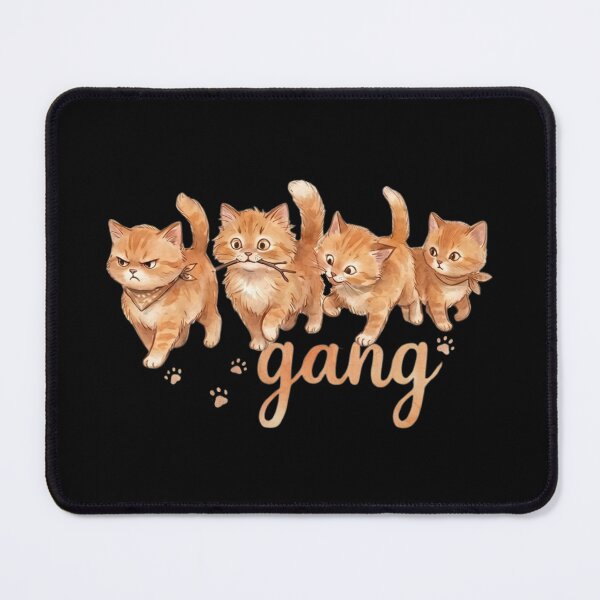 Item preview, Cute Orange Cat Gang designed and sold by dudelinart.