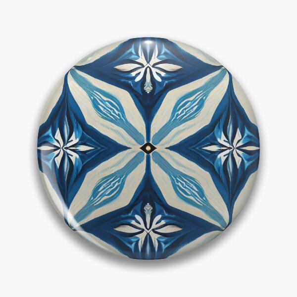 Item preview, Blue Symmetrical Boho Patterns 49166 B Xl designed and sold by pASob-dESIGN.
