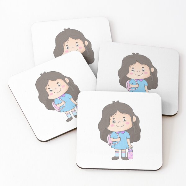 Item preview, Cute schoolgirl ready for school designed and sold by nuchz.
