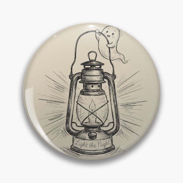 Item preview, Floating Lantern - Spooky Cute Ghost designed and sold by bapupa.