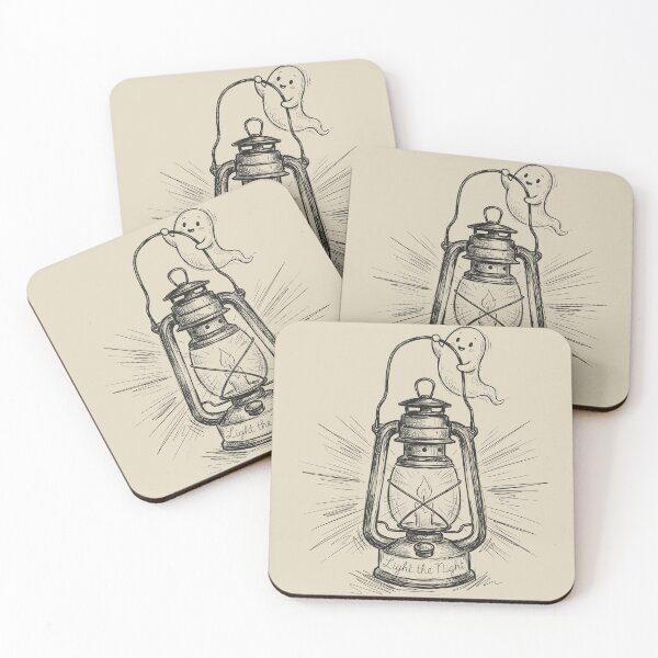 Item preview, Floating Lantern - Spooky Cute Ghost designed and sold by bapupa.