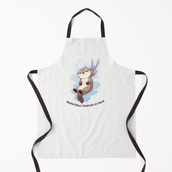 Item preview, Respectfully Enjoying My Peace - Cute Zen Otter designed and sold by StoryVibes.