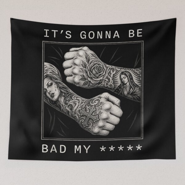 Item preview, It Is Gonna Be Bad My Vintage Chicano Tattoo Style designed and sold by Taniyah Gomes.