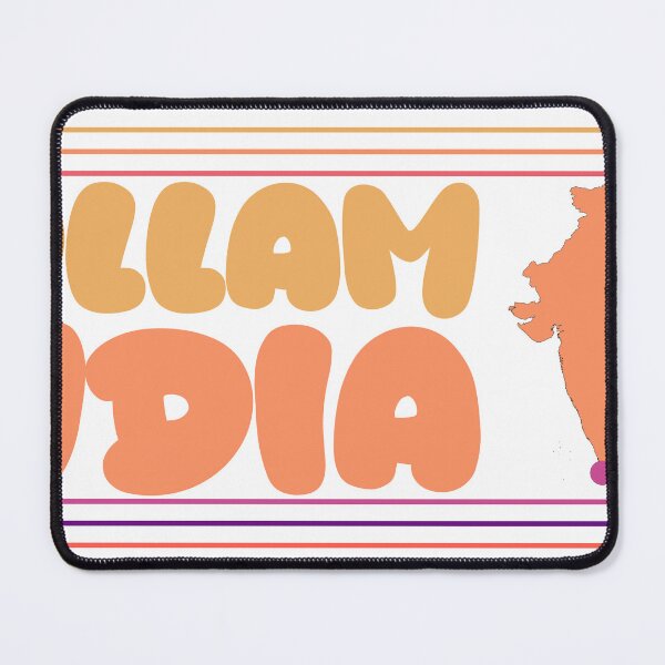Item preview, Kollam India City Marked On Country Map designed and sold by TheIconSmith.
