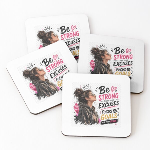 Item preview, Be Strong Focus On Your Goals Motivational Girl Art designed and sold by HOPPRINTS.