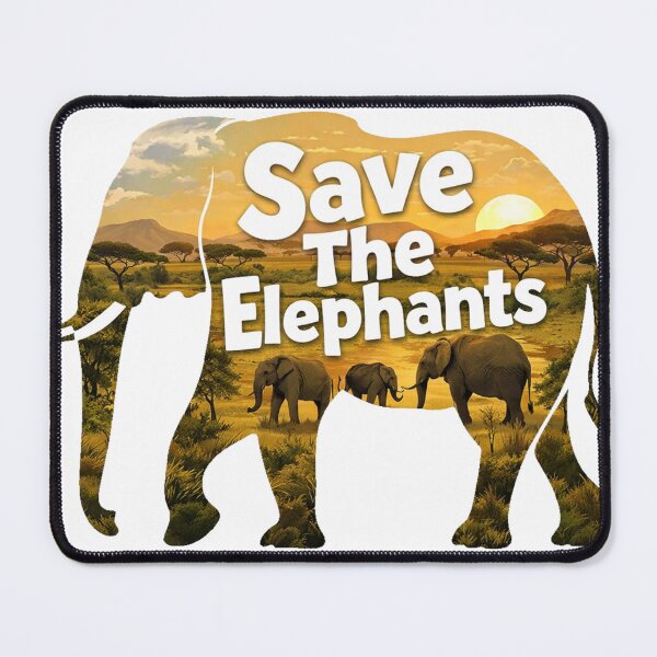 Item preview, Elephants - Save The Elephants designed and sold by HaydenMillepied.