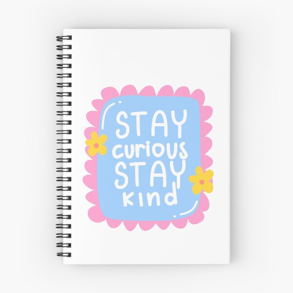 Item preview, Stay Curious Stay Kind Positive Motivation Inspirational Quote designed and sold by RetroMini2026.