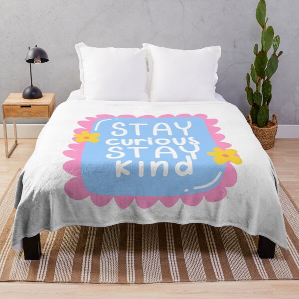 Item preview, Stay Curious Stay Kind Positive Motivation Inspirational Quote designed and sold by RetroMini2026.