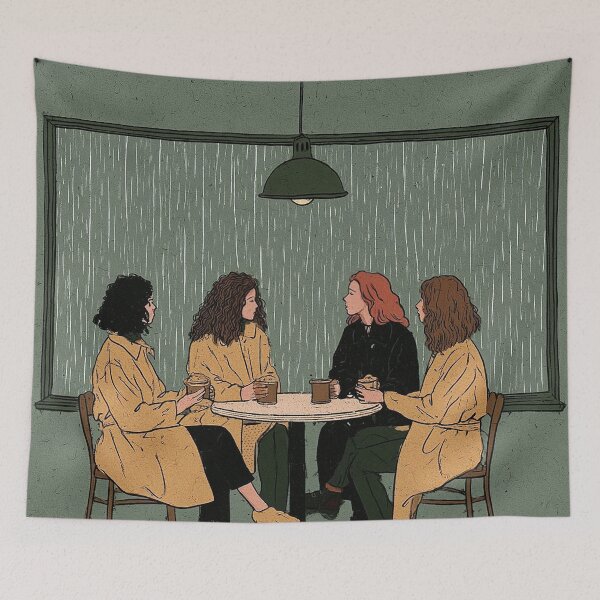 Item preview, Rainy Coffee Confessions designed and sold by Venon28.