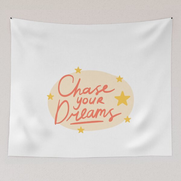 Item preview, Chase Your Dreams Motivational Quote Inspirational Dreamer designed and sold by RetroMini2026.