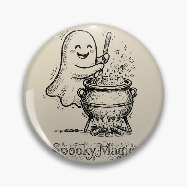 Item preview, Potion Stir - Spooky Cute Ghost designed and sold by bapupa.