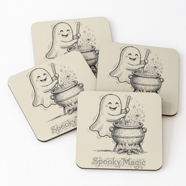 Item preview, Potion Stir - Spooky Cute Ghost designed and sold by bapupa.