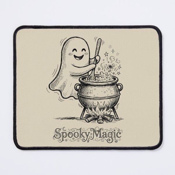 Item preview, Potion Stir - Spooky Cute Ghost designed and sold by bapupa.