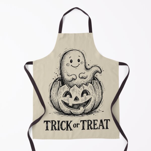 Item preview, Pumpkin Friend - Spooky Cute Ghost designed and sold by bapupa.