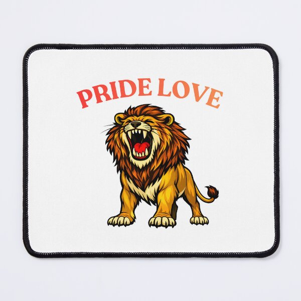Item preview, Pride Love Roaring Lion Cartoon designed and sold by ROARSOME DESiGNS.
