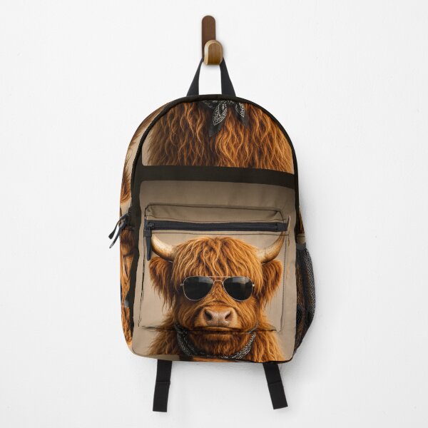 Item preview, Cool Highland Cow With Sunglasses designed and sold by BagFactoryUK.