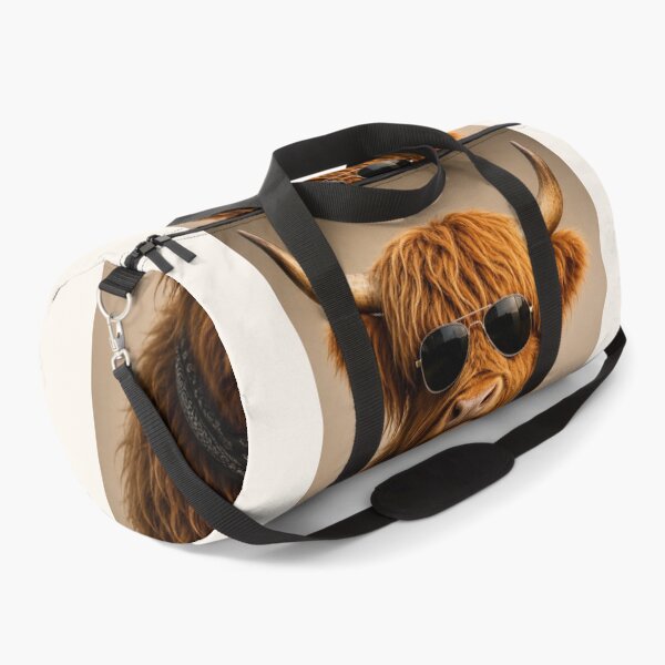 Item preview, Cool Highland Cow With Sunglasses designed and sold by BagFactoryUK.