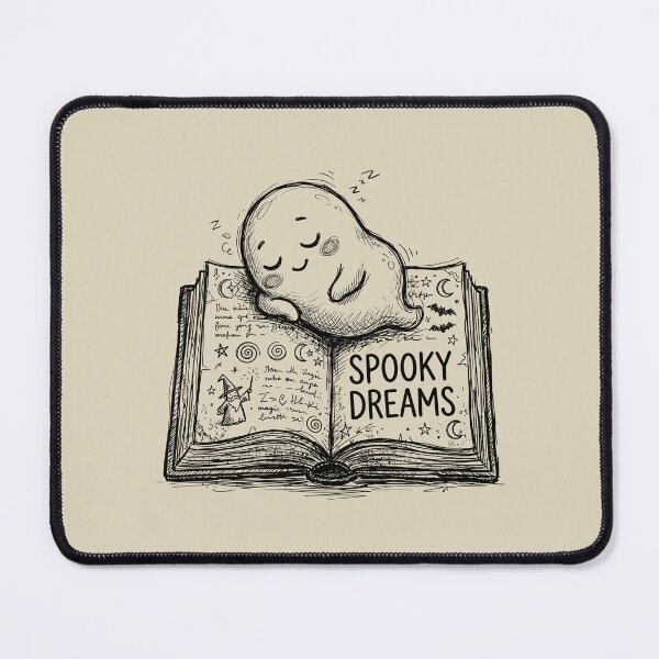 Item preview, Spellbook Nap - Spooky Cute Ghost designed and sold by bapupa.