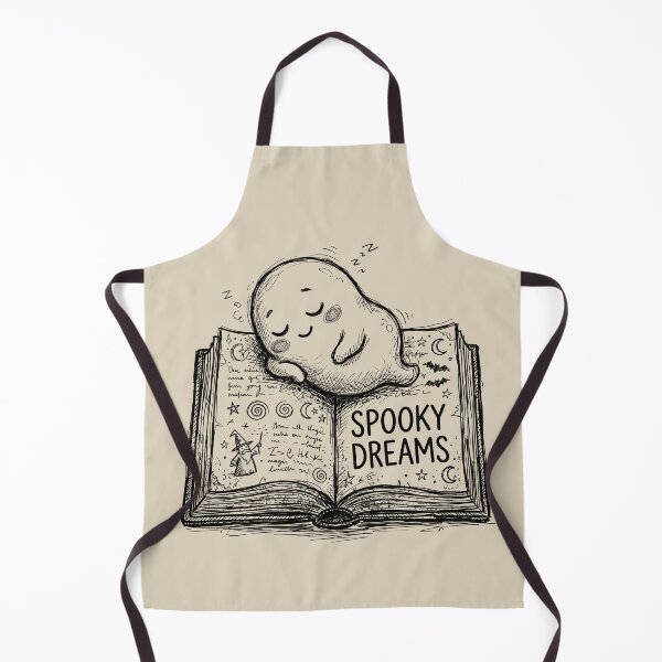 Item preview, Spellbook Nap - Spooky Cute Ghost designed and sold by bapupa.