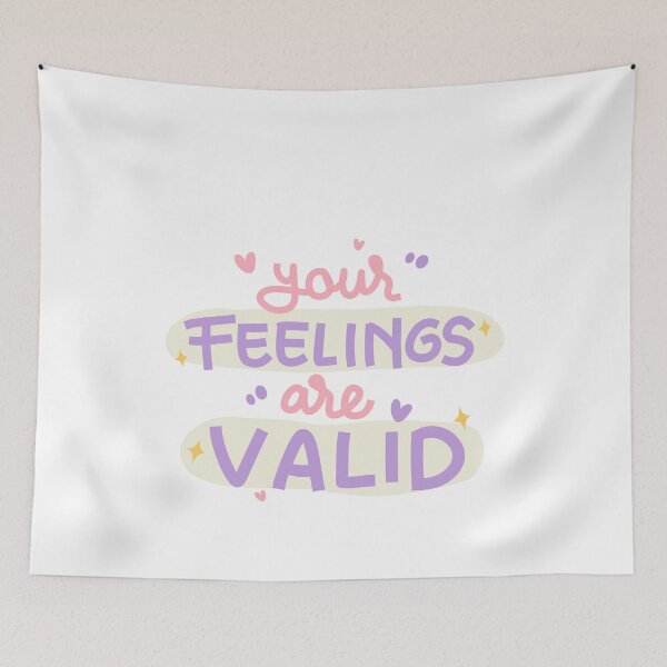 Item preview, Your Feelings Are Valid Mental Health Affirmation designed and sold by JonesFlora2025.