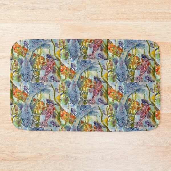 Item preview, Fish In A Pond In Watercolor designed and sold by Kimberly Sells Studio.