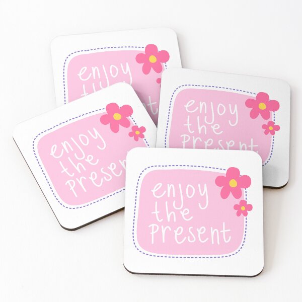 Item preview, Enjoy The Present Mindfulness Quote Positive Inspiration designed and sold by JonesFlora2025.
