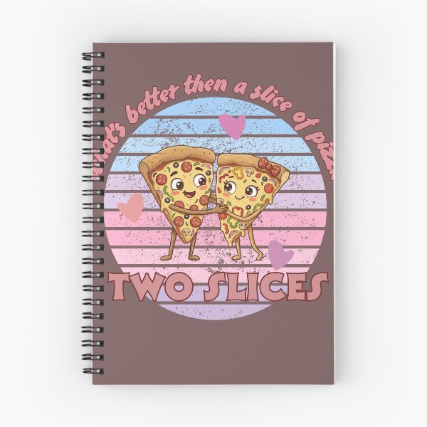 Item preview, What's Better Than a Slice of Pizza? Two Slices! Illustration designed and sold by Bluebird Crafted Tee.