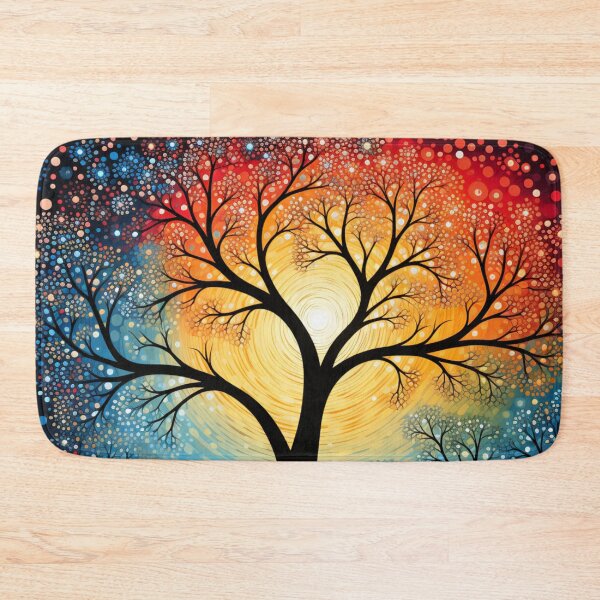 Item preview, Aboriginal Inspired Dot Art - Main Tree and Sunshine designed and sold by GrinGalore.