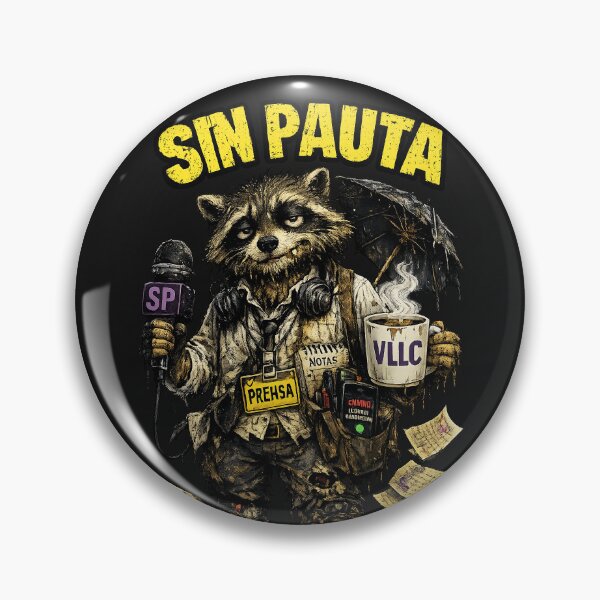 Item preview, ?? NO GUIDELINES | Raccoon Chronicler with Coffee VLLC | Satirical Humor for Journalists and Coffee Lovers ☕? designed and sold by Tienda Argentina.