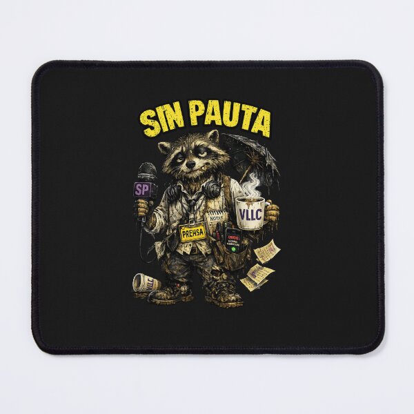 Item preview, ?? NO GUIDELINES | Raccoon Chronicler with Coffee VLLC | Satirical Humor for Journalists and Coffee Lovers ☕? designed and sold by Tienda Argentina.