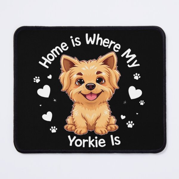 Item preview, Home Is Where My Yorkie Is Cute Yorkshire Terrier Dog Lover Design designed and sold by FurAndFlaireg.